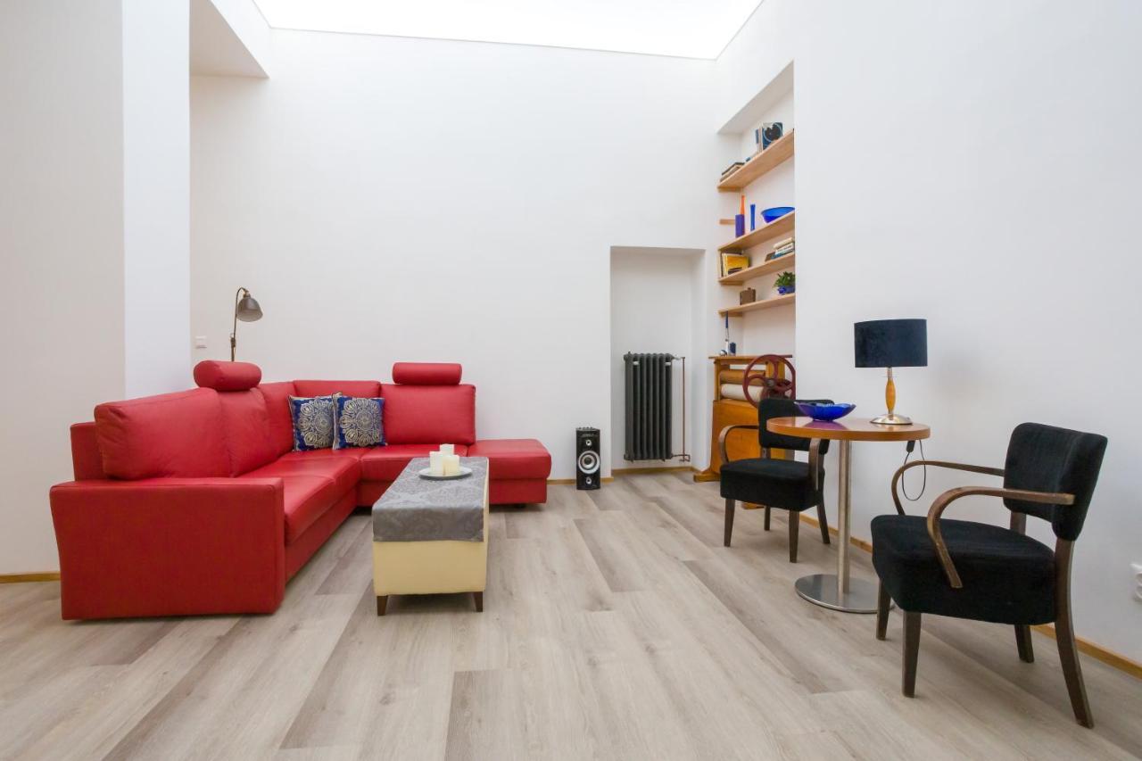 Luxusni Velky Apartman S Terasou V Centru Litomysle Eksteriør bilde